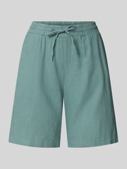Linnen korte broek met elastische tailleband model 'Lava' van FREE/QUENT - 2