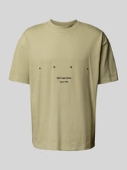 T-shirt z okrągłym dekoltem model ‘Duwrite’ od HUGO - 12