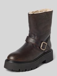 Boots aus echtem Leder mit verstellbarer Schnalle von Copenhagen - 26