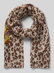 Schal mit Allover-Animal-Print von Codello Beige - 17