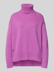 Sweter z dzianiny z golfem od Polo Ralph Lauren - 21