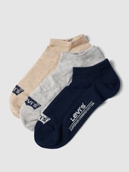 Sneakersocken mit Label-Details im 3er-Pack von Levi's® Beige - 14