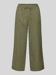Wide Leg Leinenculotte mit Tunnelzug Modell 'Lava' von FREE/QUENT - 1