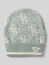 Beanie met labelpatch, model 'MARZIA' van Guess Activewear - 3
