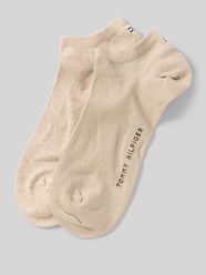 Socken aus Baumwoll-Mix im 2er-Pack von Tommy Hilfiger Beige - 9