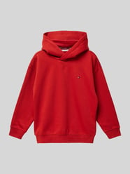 Hoodie mit Logo-Stitching Modell 'TIMELESS' von Tommy Hilfiger Teens Rot - 34