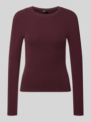 Regular Fit Langarmshirt aus Baumwoll-Mix Modell 'RILEY' von ONLY Bordeaux - 42
