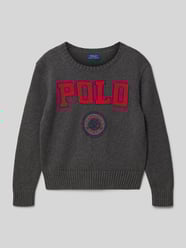 Regular Fit Pullover in Strick-Optik mit Logo-Patch von Polo Ralph Lauren Teens - 19