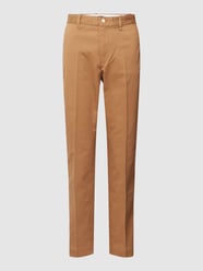 Chinosy o kroju slim fit z dodatkiem streczu od Polo Ralph Lauren Brązowy - 34