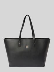 Handtasche mit Label-Applikation von Tommy Hilfiger Schwarz - 16