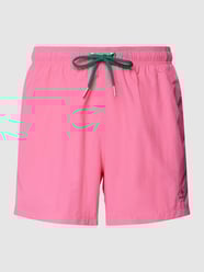Badehose mit Label-Stitching von Gant Pink - 13