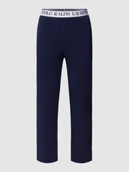 Sweatpants met logostitching, model 'Waffle' van Polo Ralph Lauren Underwear Blauw / turquoise - 28