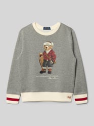 Sweatshirt met motief en ronde hals van Polo Ralph Lauren Teens - 48