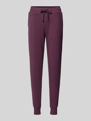 Regular Fit Sweatpants mit elastischem Bund von Christian Berg Woman Lila - 44