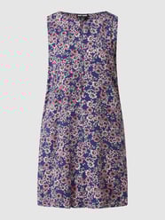 Jurk van viscose met bloemenmotief  van DKNY Jeans Blauw / turquoise - 19