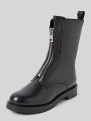 Stiefel aus Leder mit Reißverschluss von Newd Tamaris Schwarz - 40