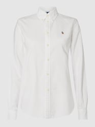 Bluzka koszulowa z tkaniny Oxford model ‘Kendel’ od Polo Ralph Lauren Biały - 26