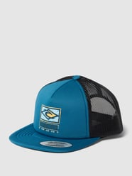 Trucker-pet met labelprint, model 'FOAM' van Rip Curl Blauw / turquoise - 15