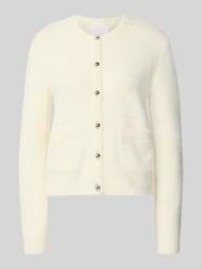 Regular fit gebreid jack met viscose-anteil van Jake*s Collection - 7