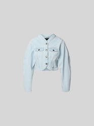 Cropped Jeansjacke mit Knopfleiste von ROTATE - 37
