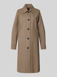 Mantel aus Schurwoll-Baumwoll-Mix im Allover-Look von Lanius Beige - 10
