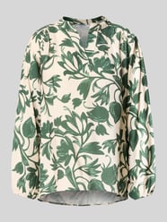 Bluzka o kroju relaxed fit z mieszanki wiskozy model ‘Lu44z’ od ZABAIONE - 41