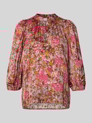 Blouseshirt met V-hals van Rich & Royal Bordeaux - 1