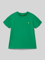 T-Shirt mit Label-Stitching und Rundhalsausschnitt von Polo Ralph Lauren Kids - 6