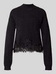 Regular Fit Strickpullover aus reiner Baumwolle mit Spitzensaum von GUESS - 48