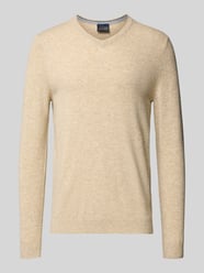 Kaschmirpullover mit V-Ausschnitt von Christian Berg Men - 38
