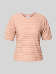 T-Shirt mit Rundhalsausschnitt von Jake*s Collection Orange - 47
