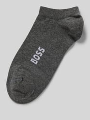 Skarpetki sneaker z detalem z logo w zestawie 2 szt. od BOSS - 11