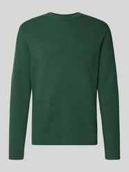 Sweter dzianinowy z mieszanki bawełny, krój slim fit od Lindbergh - 37