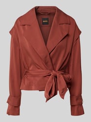 Trencz z mieszanki wiskozy o kroju slim fit model 'C-Jophelia' od BOSS Orange - 46