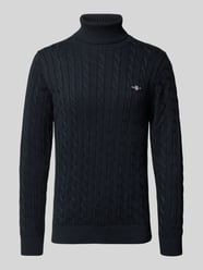 Strickpullover mit gerippten Abschlüssen von Gant - 46