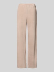 Stoffen broek met elastische band model 'In44a' van ZABAIONE Beige - 18