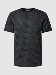 T-Shirt mit Allover-Muster Modell 'TEE' von Michael Kors Schwarz - 14