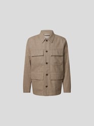 Hemdjacke mit Brusttaschen von WOOD WOOD Weiß - 21