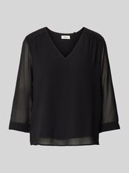 Regular fit blouse met lange mouwen en plooien van s.Oliver BLACK LABEL - 47