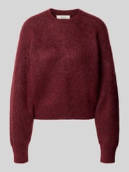 Pullover aus Mohair mit überschnittenen Schultern von Selected Bordeaux - 35