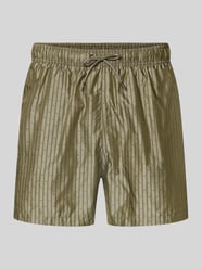 Regular Fit Badeshorts mit Allover-Logo-Print von Emporio Armani - 13