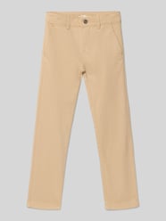 Regular fit chino van katoenmix model 'PETE' van s.Oliver RED LABEL Beige - 23