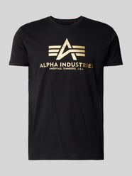 T-shirt met labelprint van Alpha Industries - 6