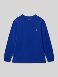 Shirt met lange mouwen, ronde hals en labelstitching van Polo Ralph Lauren Teens - 3