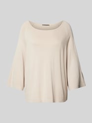 Gebreide pullover met ronde hals van comma - 10