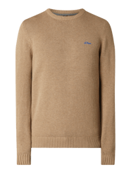 Pullover aus Baumwolle von s.Oliver RED LABEL Beige - 48