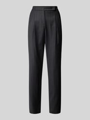 Straight leg pantalon met elastische band van Windsor Grijs / zwart - 33