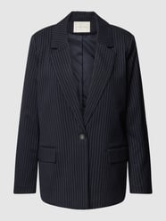 Blazer met streepmotief, model 'Marley' van Kaffe - 9