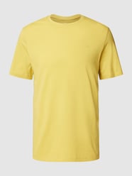 T-Shirt mit Label-Detail Modell 'BASIC' von s.Oliver RED LABEL Gelb - 10