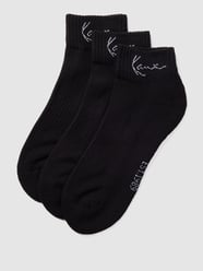 Socken mit Label-Details im 3er-Pack von KARL KANI Schwarz - 27